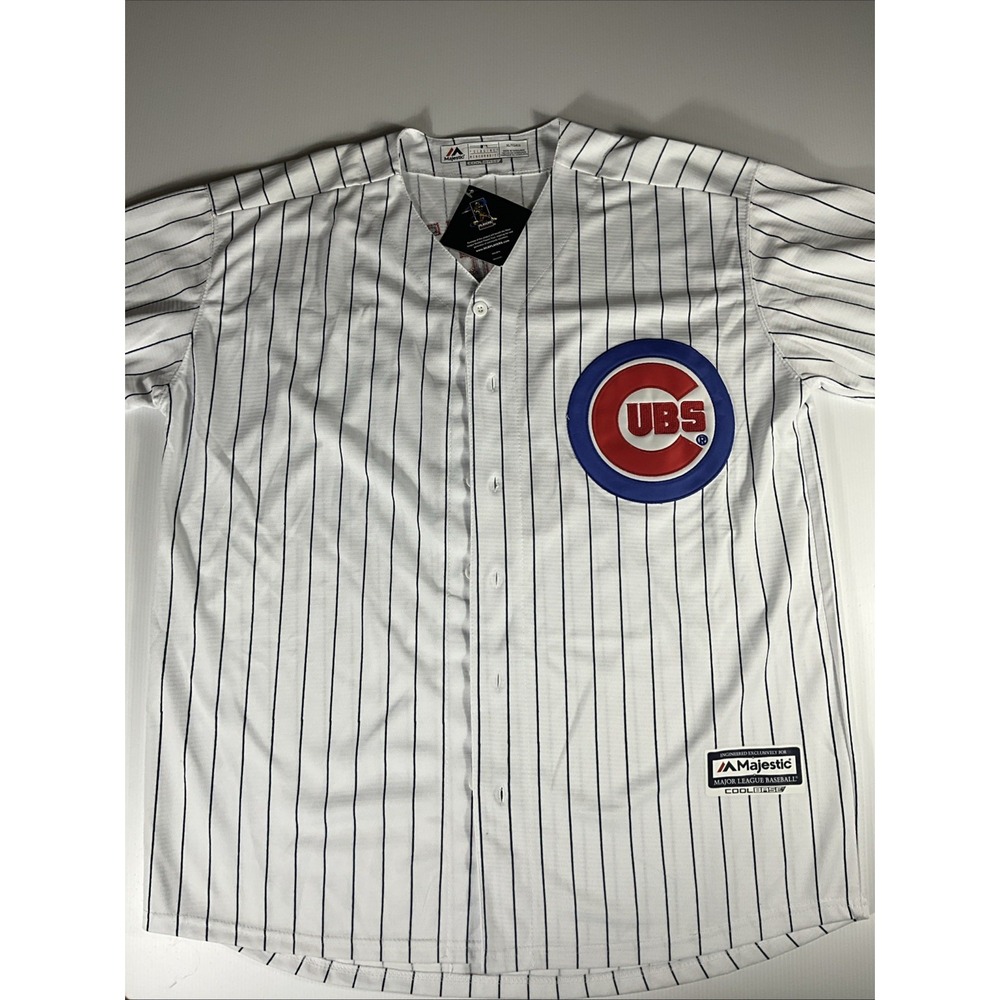 NWT Majestic Chicago Cubs Javier Baez #9 Cool Base Baseball Jersey Men's XL